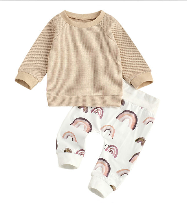 Breeze Ensemble: Baby Boys' and Girls' Long-Sleeve Two-Piece Set