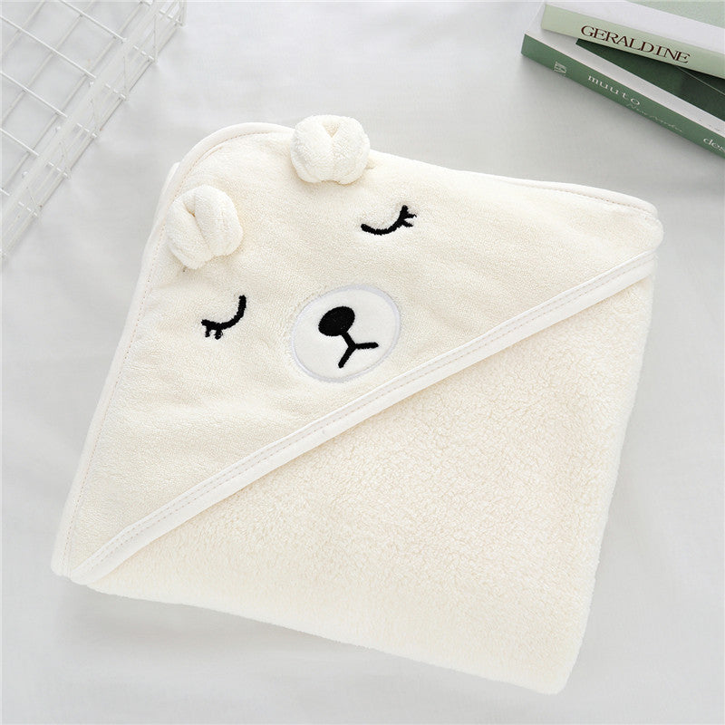 Wrap & Dry Baby Bath Towel - Soft and Secure Swaddle After Bath Time