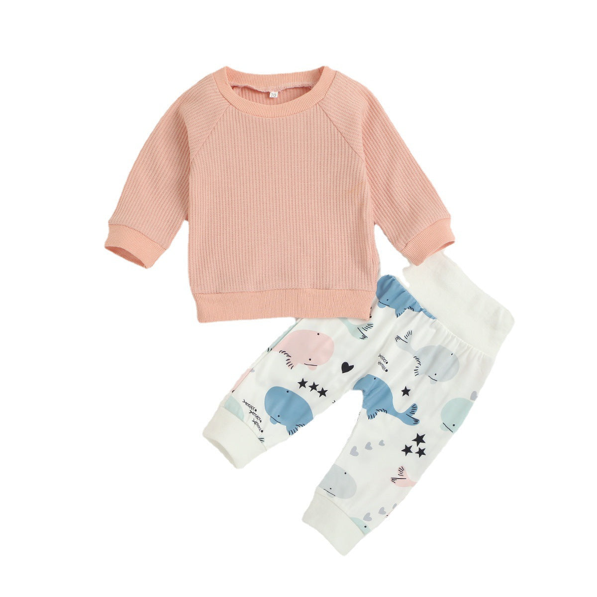 Breeze Ensemble: Baby Boys' and Girls' Long-Sleeve Two-Piece Set