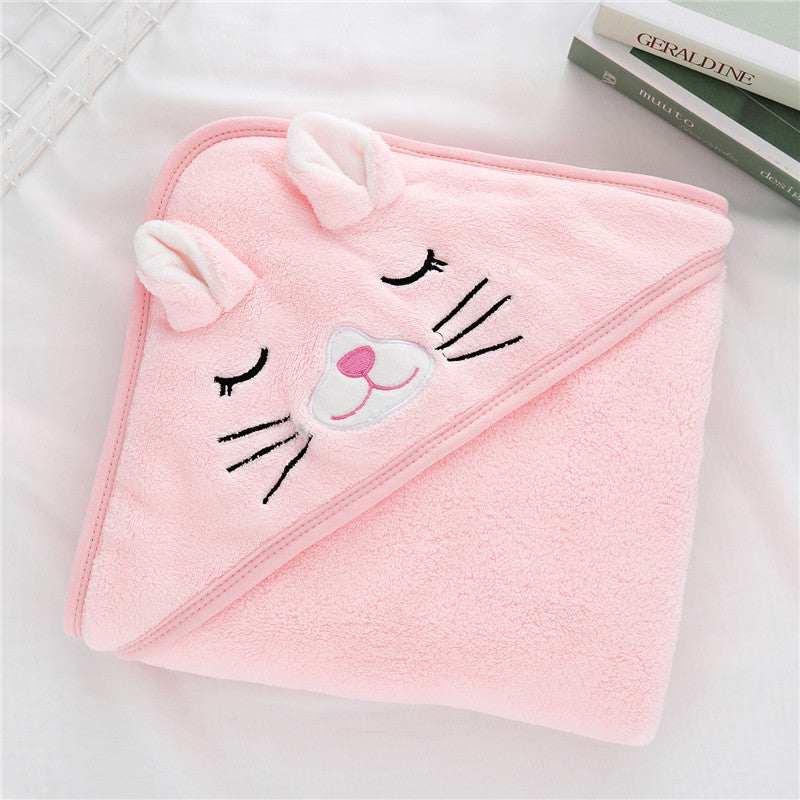 Wrap & Dry Baby Bath Towel - Soft and Secure Swaddle After Bath Time